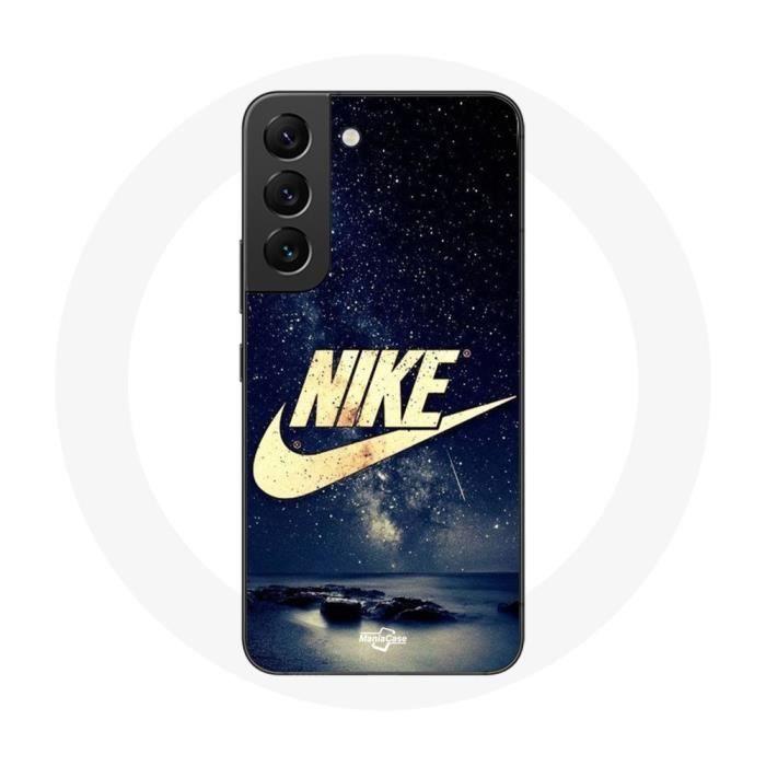 Case - Nike - Samsung Galaxy S21 FE - Gold Logo - Starry Night - Soft