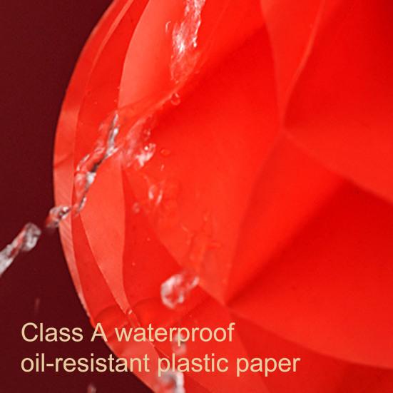 4 шт. Подвесной фонарь для украшения на китайский Новый год, красный, удачный, бумажный, сотовый фонарь для празднования Праздника Весны