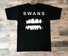Редкий! Черная футболка из плотного хлопка с принтом группы Swans для мужчин и женщин, все размеры BL666, унисекс