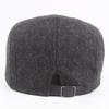 Мужская теплая шерстяная шапка Ji Bare Wool Beret, женская кепка в британском стиле