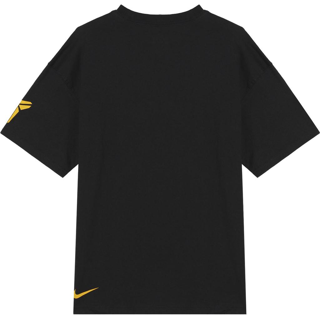 Nike X Коллаборация Kobe Bryant FW24 Приятная к коже Удобная Модная Футболка с коротким рукавом Мужские топы Черный HV6695010