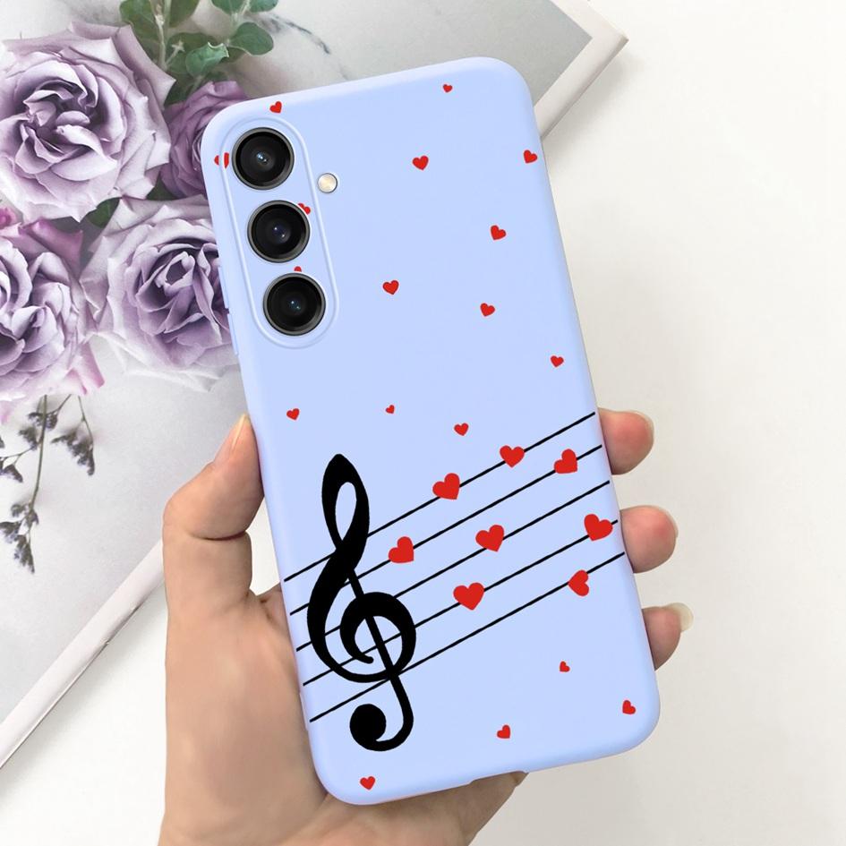 For Samsung A15 Case A05 A05S A25 4G Cover Cute Love Heart Butterfly Silicone Soft Fundas For Samsung Galaxy A15 SM-A155F Bumper