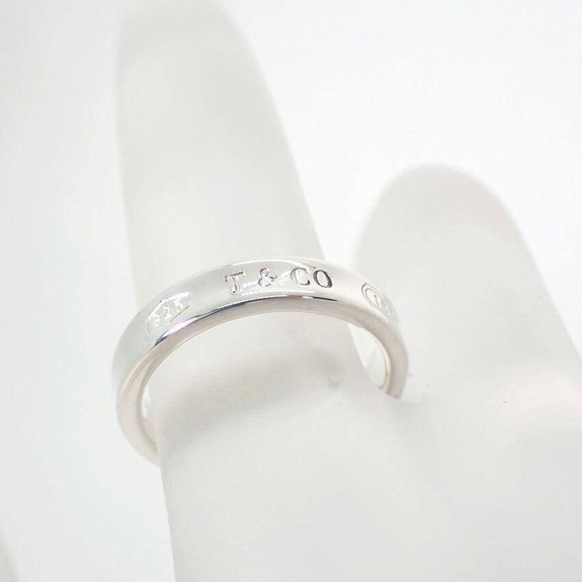 [Used] TIFFANY 925 1837 Narrow Ring / Size 9 / j14-9