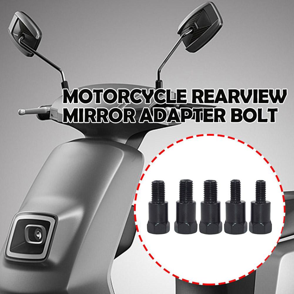 Черный Мотоцикл 32ММ M10 8ММ M8 Адаптеры Зеркал Заднего Вида Переходной Болт По Часовой Стрелке Против Часовой Стрелки Правая Левая Резьба
