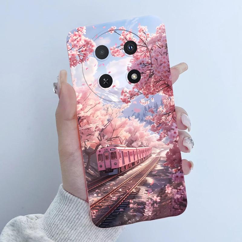 Чехол для Huawei Nova 12i Дизайн 'Девочка с цветами' Мягкий силиконовый чехол для телефона для Huawei Nova12i 12 i 4G CTR-L81 L91 Nova 13i Чехол Capa