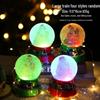 Christmas Festival Old Man Crystal Ball Music Box Ornament - Creative Gift for Girls