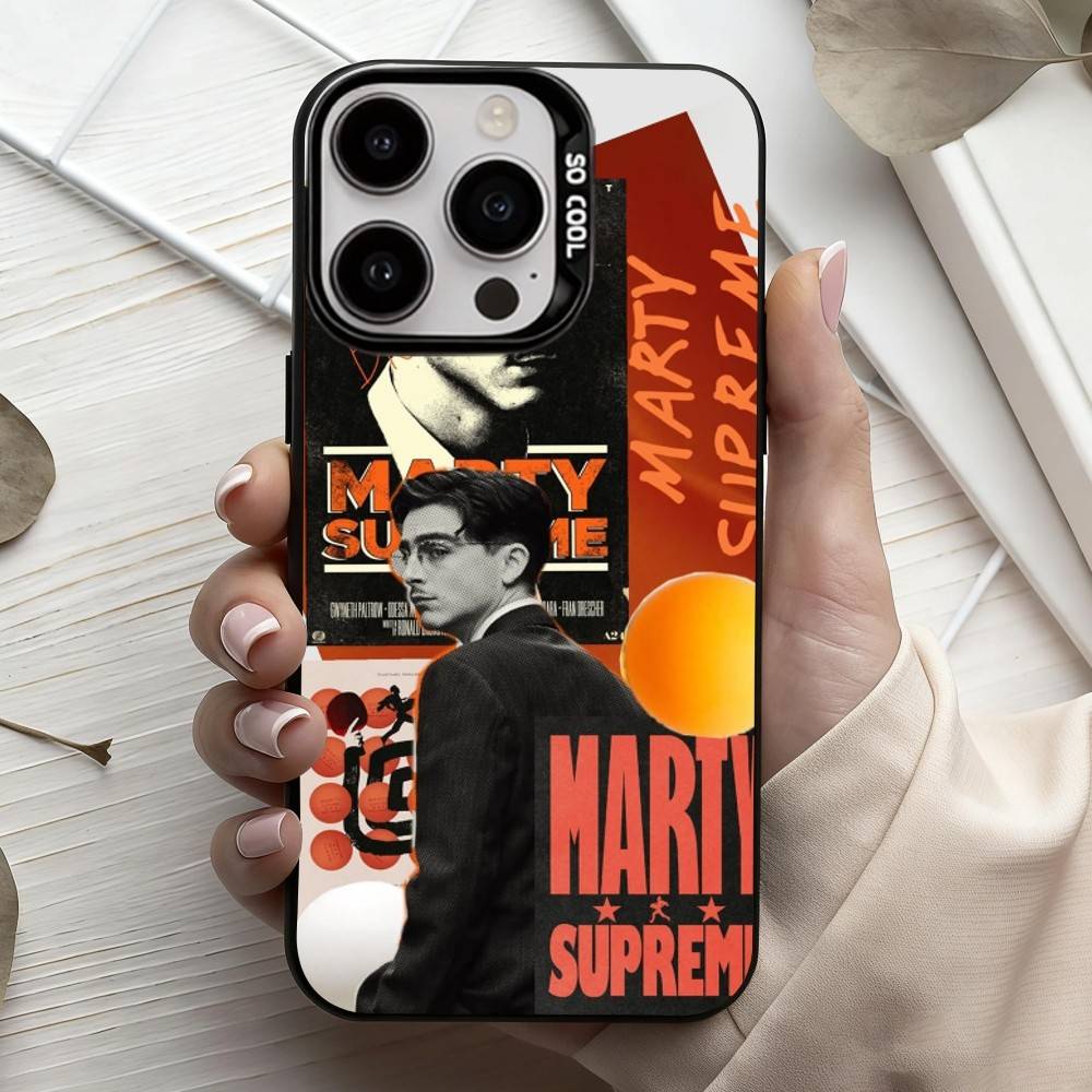 Спортивные Фильмы M-Marty-Y S-Supreme-E Чехол для Телефона Для iPhone17,16,15,14,13,12,11 Plus,Pro Max Конфетный Посеребренный Внутренний Чехол