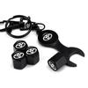 QHJS9 Tapas  Válvula  Neumático para Coche, Tapones Antipolvo para Válvulas  Aire  Automóvil para Toyota Corolla, Camry, RAV4,