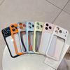Совместимый прозрачный противоударный чехол Candy Color для iPhone 17 Pro Max
