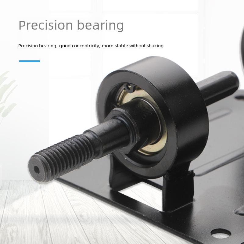 Мини-заточной станок для бытовых дрелей с конверсионной головкой и шлифовальным кругом для полировки металла.