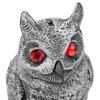 Hibou en plastique aux yeux brillants, aspect réaliste, résistant à l'eau, répulsif à oiseaux pour maison, jardin, terrasse, clôture