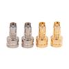 1/2Pcs Universal Pin Socket Female Socket Mmcx Pure Copper Gold Plated Built-In Hreaded Nut Holder Headphone Plug