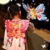 Cartoon Butterfly Wing Lantern Traditional Craft Unfinished Portable Lantern Handmade Blessing Antique Lantern Festival Gift