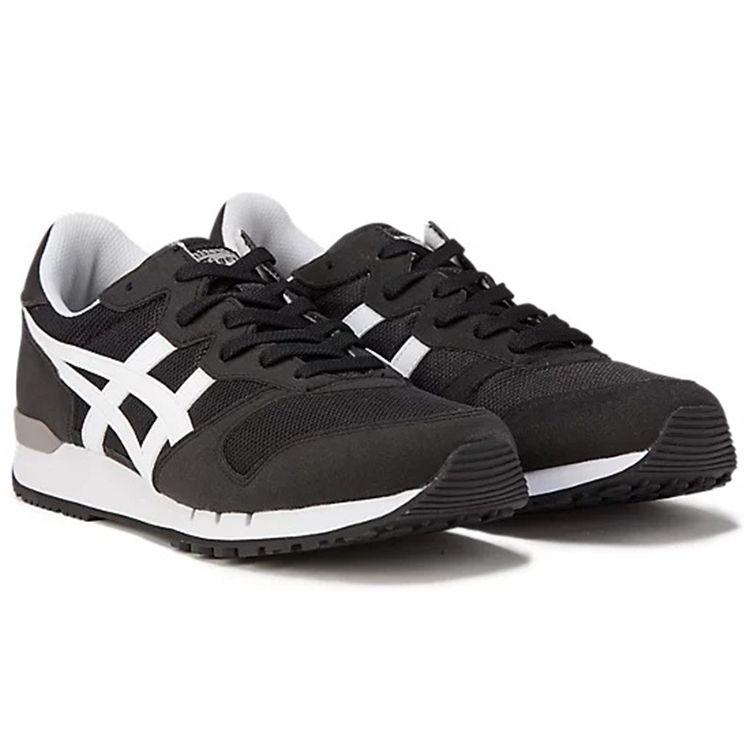 ONITSUKA TIGER Alvarado Повседневные Легкие Прочные Низкие Беговые Кроссовки Унисекс Черно-Белые 1183A507-003