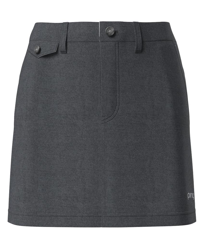 Ping Apparel Stretch Corduroy 020 Women's All-Way Skirt, Golf, Gray, 622-5234901,