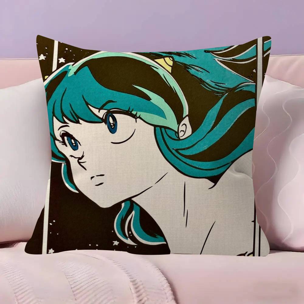 Urusei Yatsura Anime 4545cm Cushion Cover Pillow Cover Decor Pillowcase Home Pillowcase for Couch Pillow