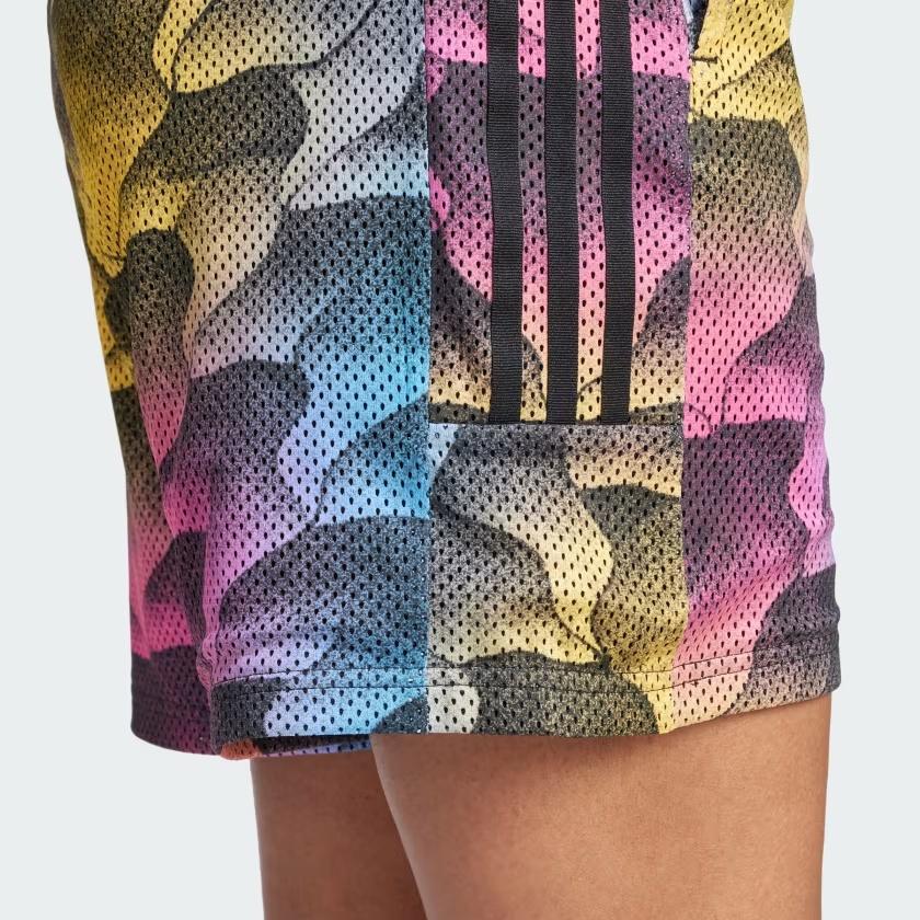 (WMNS) Шорты adidas Tiro Print Mesh Summer Sizing Asia 'Multi-Color' Женские IQ4813