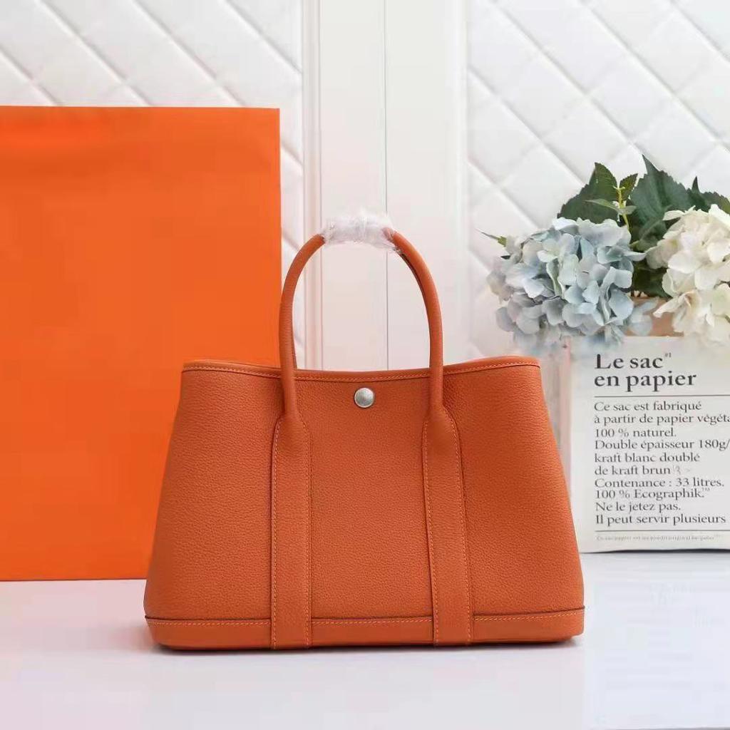 H дом высокая мода садовая сумка сумка-тоут для садовой вечеринки большая вместимость кожаная сумка для поездок на работу TOGO женская сумка