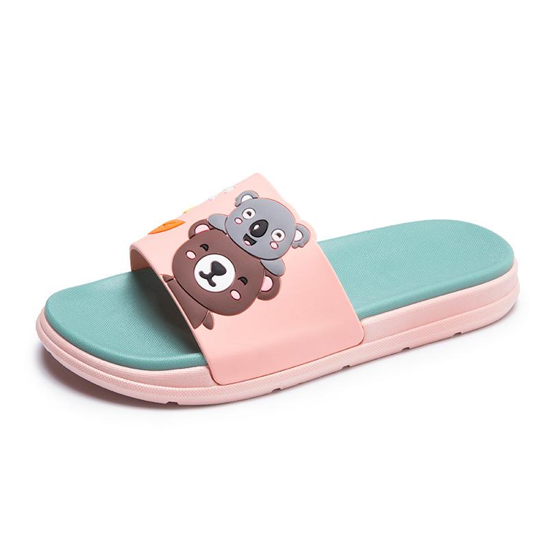 Крутые тапочки для женщин, летняя одежда для улицы, дома, дома, мультфильм, милая ванная комната, износостойкие, крутые тапочки, новая обувь 2025 года