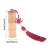 5ml Eco-Friendly Bamboo Roll-on Bottle with Tassels Steel Roller Ball Refillable Container for DIY Perfume Lipgloss