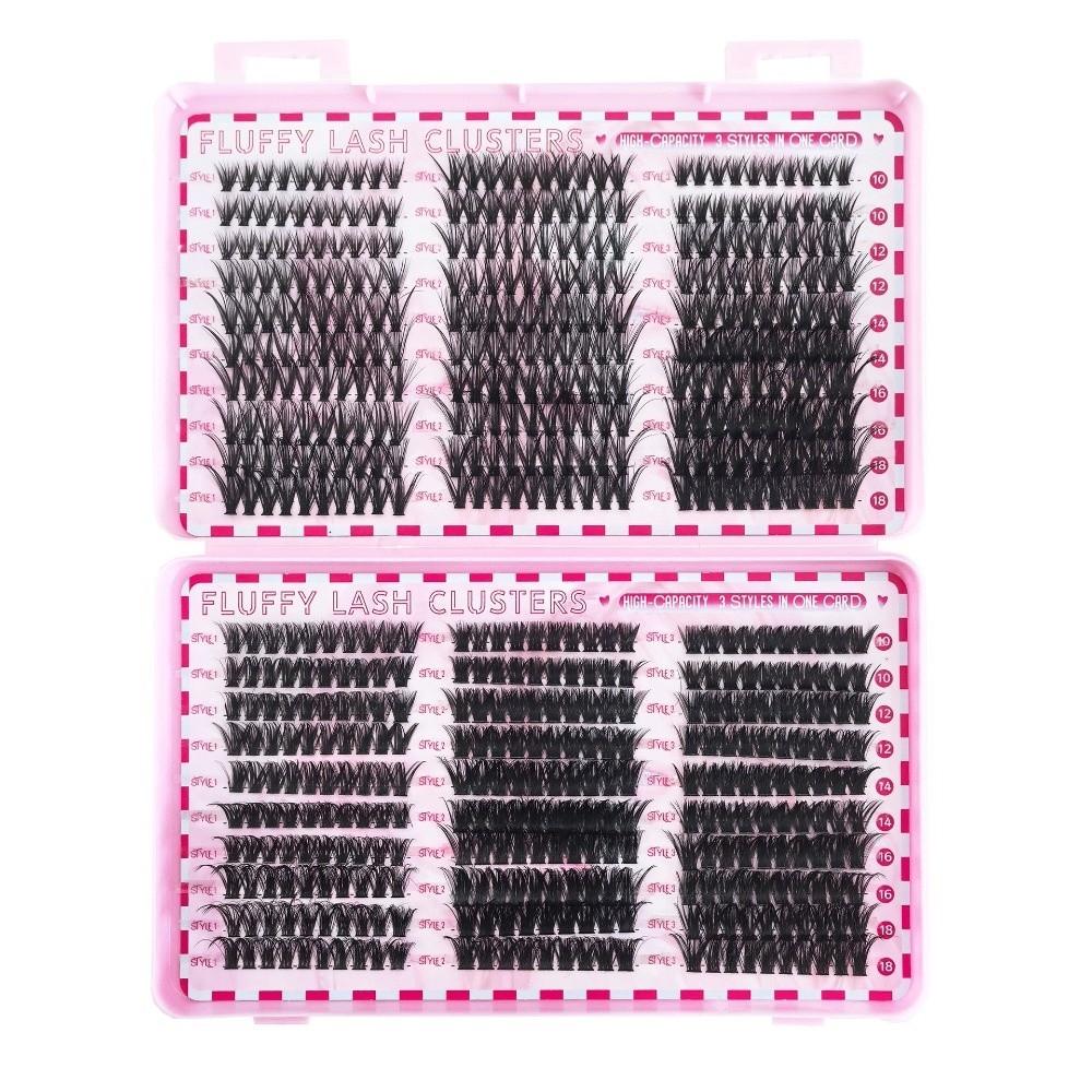 Curvature D Thick Grafting Fake Eyelashes 10-18MM DIY Lashes Extension  Daily