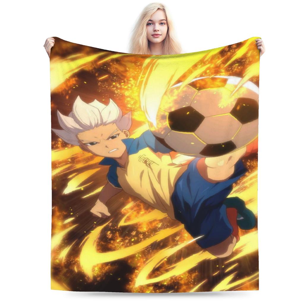 Stylish Inazuma Eleven: Victory Road Blanket Super Soft Flannel  Comfortable Throw Blankets Machine Washable