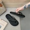 Модные летние новые женские шлепанцы на плоской подошве для отдыха на открытом воздухе пляжные тапочки женская обувь с цепочкой нескользящие женские тапочки с мягкой подошвой Zapatos De Mujer