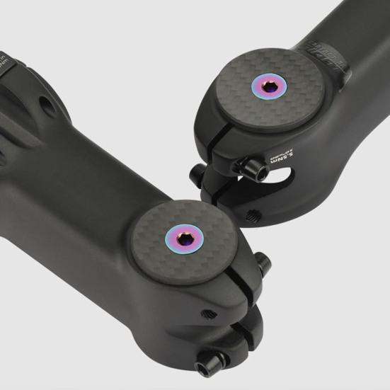 28.6/31.8MM Bicycle Headset Top Cap with Bolt Carbon Fiber MTB Mountain Road Bike Front Fork Stem Top Cover Bike Accessories