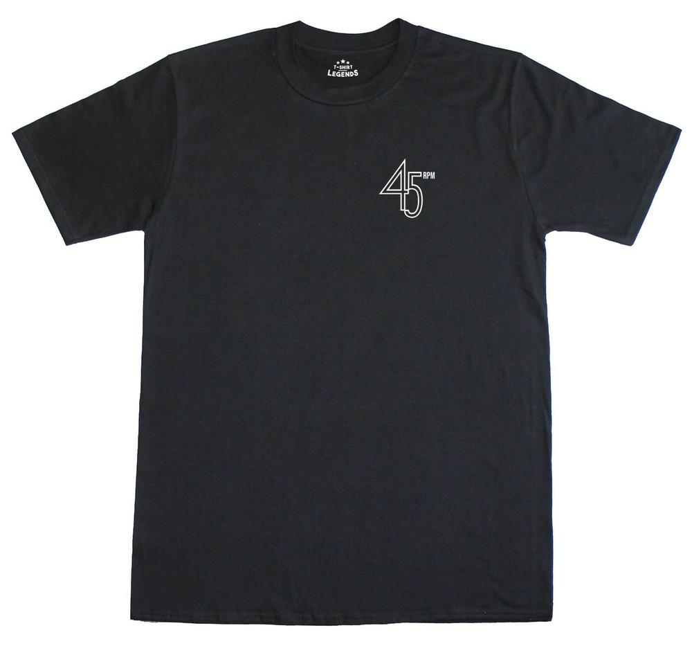 45 rpm Vinyl Record Badge Logo Ska 2 Tone Northern Soul Regular Fit T Shirt