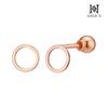 Gold N 14K Circle Piercing