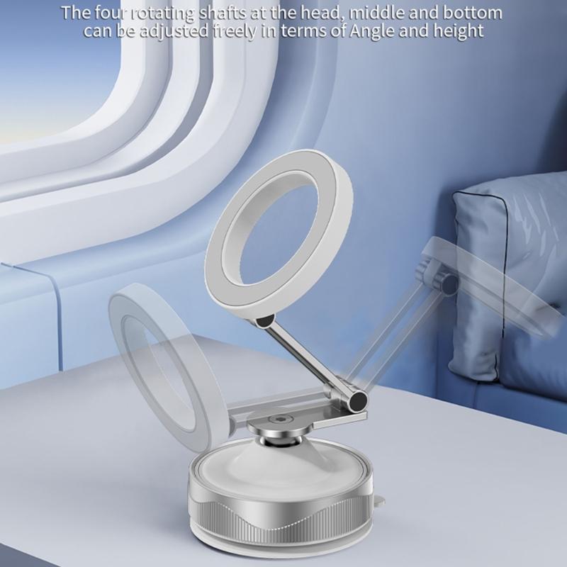 Car Phone Holder Strong Magnets & Vacuum Suctions Cup Adjustable Car Phone Mount, Phone Holder for Desk