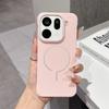 Чехол для телефона с беспроводной зарядкой MagSafe для OPPO Find X9 X8 X8S X8S+ Pro X8 Ultra, магнитный, кожаный, безрамный, защитный