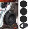 4Pcs Universal 6.5" Car Speaker Sound Insulation Ring Cotton Bass Door Trim Soundproof Foam Auto Interior Accessories