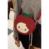 Cute Cartoon Red Apple Casual Small Backpack Bag Women 2025 New Fashion Backpack Versatile Shoulder Messenger Bag