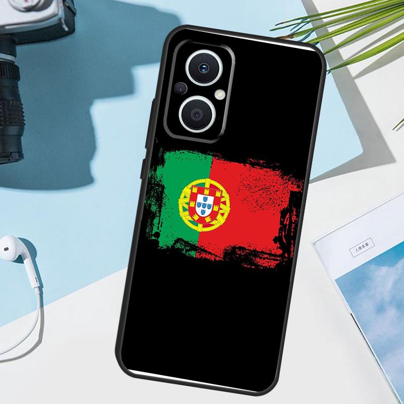 Portugal Flag Cover For OPPO Reno 11 12 13 14 Pro 11F 12F 13F 14F 7 8 Lite OPPO Find X5 X6 X8 X9 Pro Case