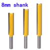 8mm Shank Carbide Extra Long Straight Router Bit Woodworking Cutter 3 Sizes