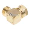 Y3NA Copper Garden Hose Elbow Connector 90 Degree L Shaped Outdoor Garden Hose Adapter Easy to Installation