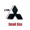 ABS Car Steering Wheel Center Emblem Sticker Accessories For Mitsubishi Pajero Outlander L200 EVO Montero Lancer 9 10 EX