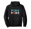 Ping Pong Smash Paddle Racket Sports Table Tennis Hoodie