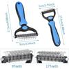 Professional Pet Deshedding Brush Dog Cat Grooming Tool Hair Fur Remover Undercoat Knot Cutter Comb for Puppy Shedding Supplies