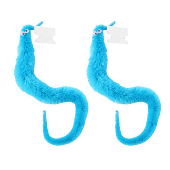 2Pcs Funny Twisty Worm Twist Wiggle Moving Sea Horse Kids Trick Toy Magic Prop