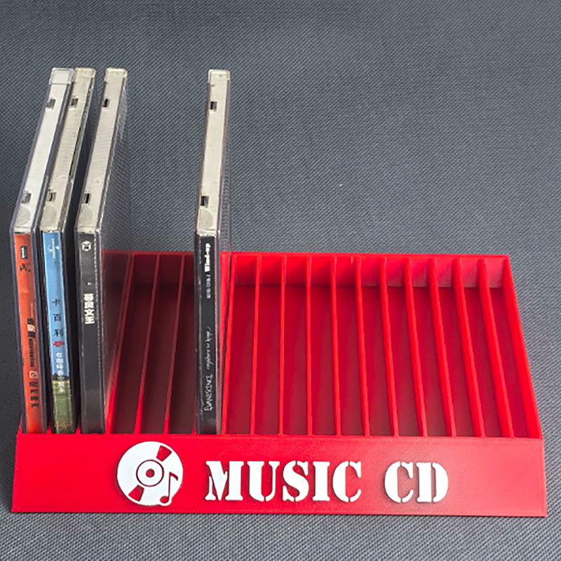 Cd Shaped Disc Storage Rack 18 Compartments Desktop Organizer Simple Minimal Custom Cd Dvd Holder