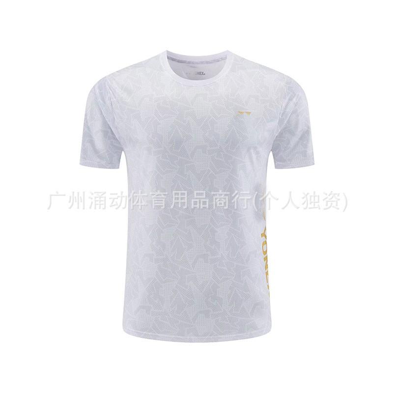 Unisex Badminton Sport T-Shirt Quick-Dry Breathable Athletic Top Men Women Couples Training Match Wear