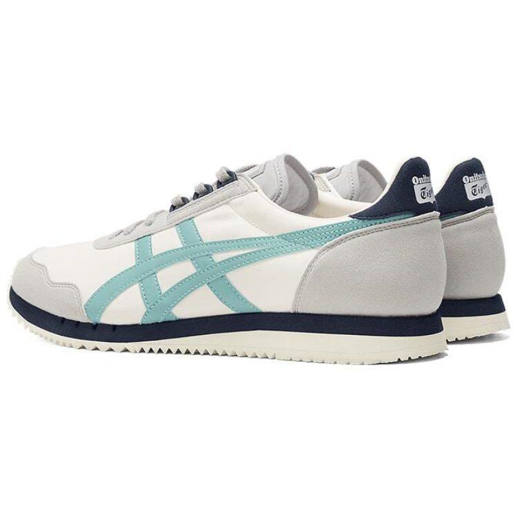 Onitsuka Tiger Dualio Marathon Running Shoes 'Cream White Grey Aqua' 1183B545-203