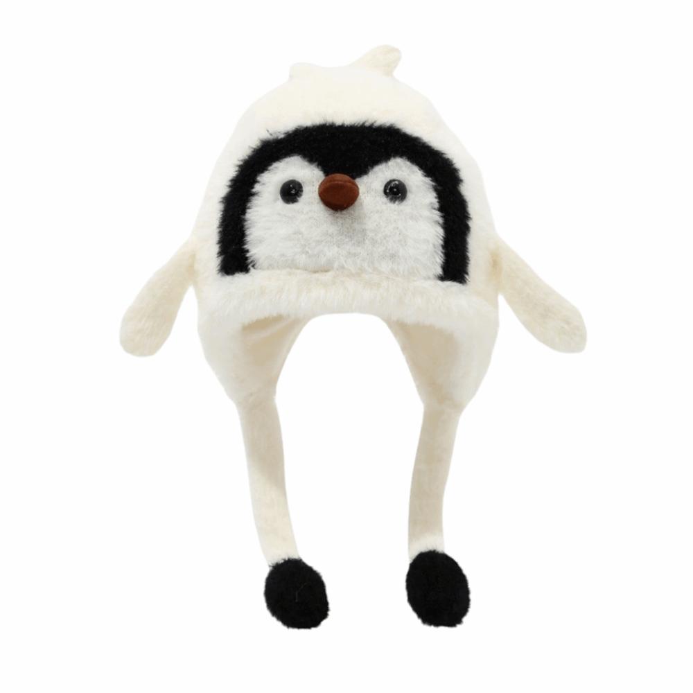 Windproof Cartoon Penguin Balaclava Hat Breathable Ear Protection Cap  Outdoor Activities