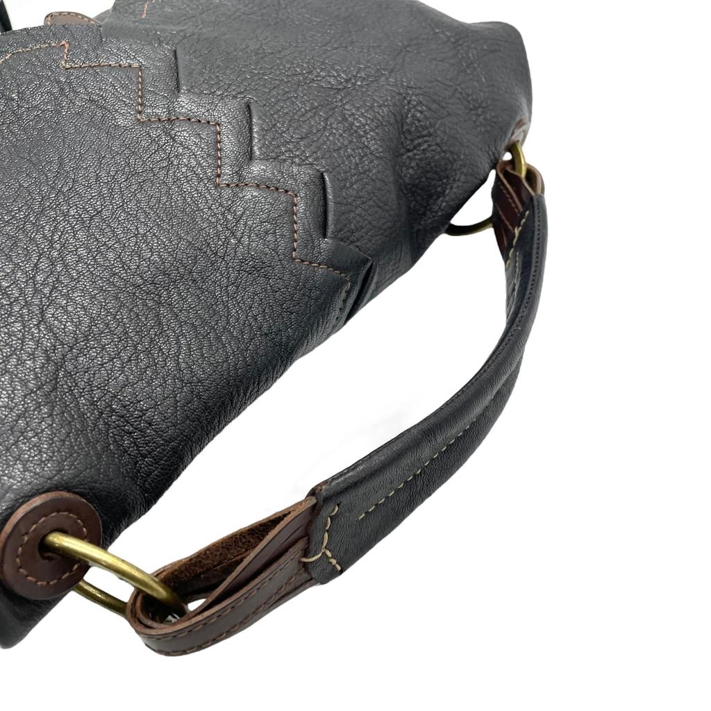 Used gentenHandbag Brown leather Women