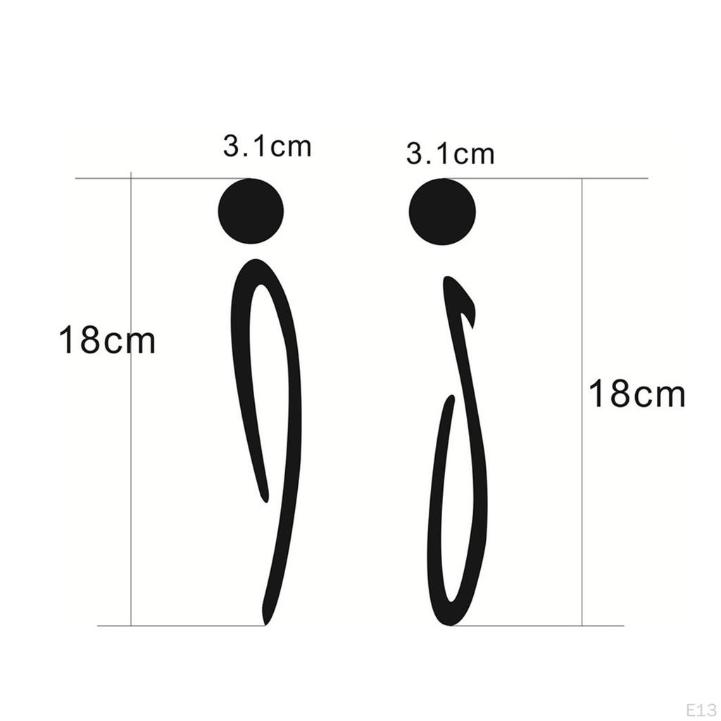 3D знак туалета, символы, вывески, идентификационная дверь