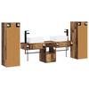 Bathroom Furniture Set 5 Pieces Reclaimed Wood 33 x 34.5 x 100 cm