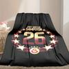 1pc Galatasaray SK Blanket, Home Printed Throw Blanket - Soft Blanket Gift for Family, Washable Sofa Bed Blanket