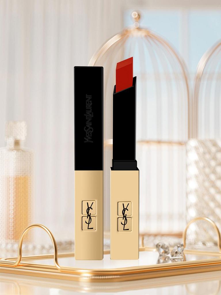 Yves Saint Laurent Rouge Pur Couture The Slim Leather-Matte Lipstick-0.08 Oz./2.2g  #21#1966
